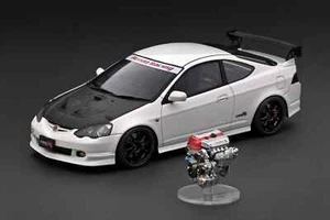 IG3324 Honda Integra (DC5) TYPE R (White w/K20A Engine) 1/18 Ignition Model - Picture 1 of 4