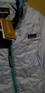 NWT PATAGONIA GIRLS XXL/18 NANO PUFF JACKET Lavender/Green - Picture 1 of 13