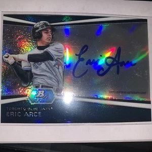 2012 Bowman Platinum Prospects Eric Arce #AP-EA Auto Toronto Blue Jays - Picture 1 of 2