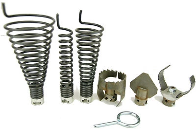 BLUEROCK ® TOOLS BLUEROCK 1-1/4" Cable Cutter Auger Set fits Ridgid K1500 K-5208 SDS200 C11 C-11