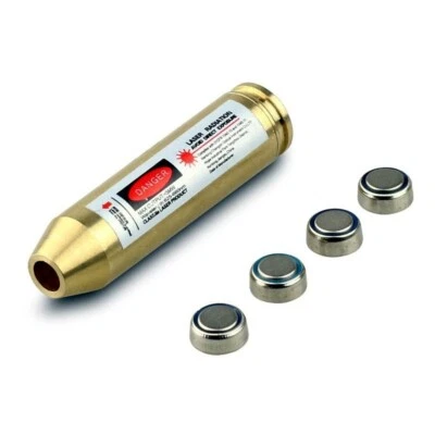 Brass CAL .243/.308WIN/ 7MM-08REM Cartridge Red Laser Bore Sighter +Battery - Image 1 of 4