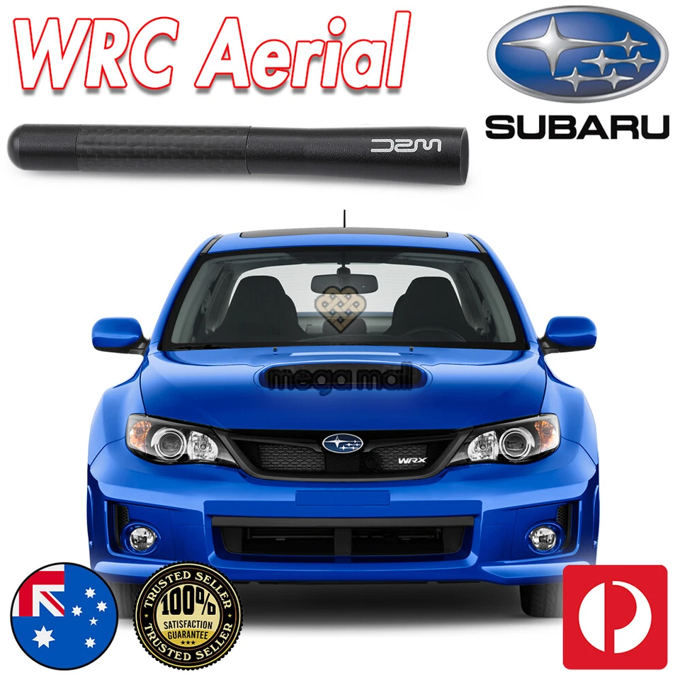 ANTENNA / AERIAL STUBBY BEE STING FOR SUBARU BRZ WRX STI BLACK CARBON — 第 1/4 张图片