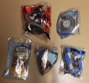BATMAN SPIDERMAN, X- MEN LOT OF 5 VINTAGE BURGER KING KIDS CLUB TOYS UNOPENED - Picture 1 of 2