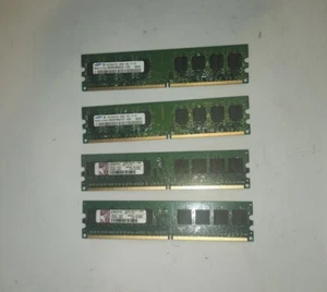 3gb - 2 Samsung 1gb 2rx8 Pc2-4200u-444-12-e3 Memory RAM / 2 Kingston 512mb DDR2 - Picture 1 of 1