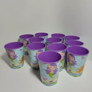 ✨Mermaid reusable party plastic cups 12 count ( 16.oz) - Picture 1 of 2