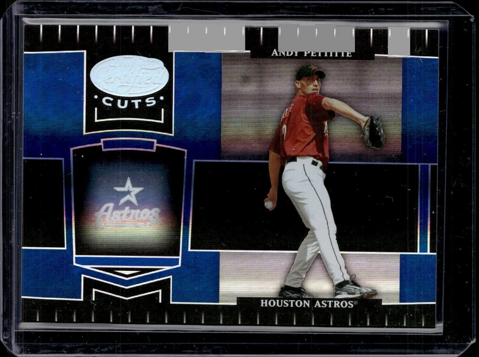 2004 Leaf Certified #85 Andy Pettitte Certified Cuts Blue /50 Astros (55F) - Image 1 of 2