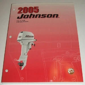 Johnson 2005 8hp Service Manual Outboard 2 stroke 3.5hp 6hp 3.5 6 8 hp Repair - Picture 1 of 6