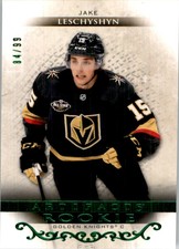 2021-22 Upper Deck Artifacts Emerald Jake Leschyshyn Rookie 84/99 #RED210