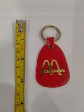 Red McDonalds Vintage Keyring Key Chain - Keyring Collectibles - Fast Food