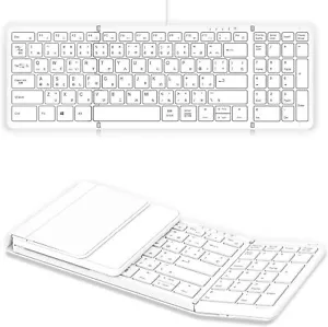 Omikamo keyboard wireless Japanese layout iPad keyboard with number pad keyboard - Picture 1 of 8
