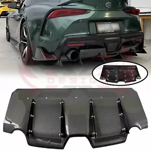 Cenefa difusora trasera para Toyota Supra GR A90 A91 MK5 fibra de carbono labio trasero - Imagen 1 de 7