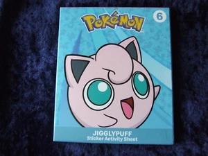 2024 Pokemon #6 Jigglypuff Card Sticker Activity Sheet McDonald's Happy Meal - Picture 1 of 2