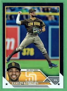 2023 Topps Series 2 Xander Bogaerts Black #/72 Red Sox SP - Bild 1 von 2
