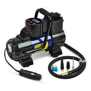 Portable 12Volt Tire Inflator Mini Air Compressor Pump With Gauge Car150PSI 2PCS - Picture 1 of 5