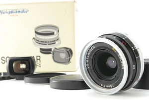 [MINT w/25mm Viewfinder Box] Voigtlander SC Skopar 25mm f/4 Lens Nikon S Japan - Picture 1 of 10