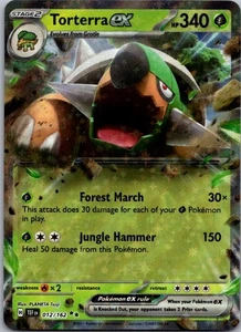 Torterra ex - 012/162 SV05: Temporal Forces Holo Double Rare NM - Picture 1 of 2