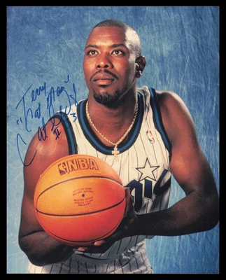 Terry "Cat Man" Catledge Autographed Signed 8x10 Photo Orlando Magic - Image 1 of 2