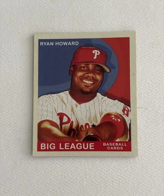 Мини-зеленая задняя карта Philadelphia Phillies Ryan Howard 2007 UD Goudey BB - Изображение 1 из 2