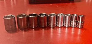 Set of 9 Craftsman 1/4" Drive Metric 6pt Set - Foto 1 di 3