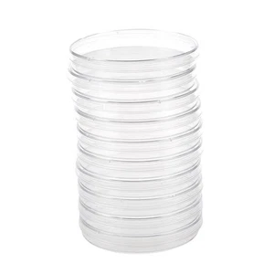Platos de plástico estériles 10 piezas placas bacterianas 90x15 mm H4H82137 - Imagen 1 de 5
