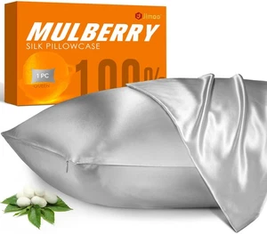 2er Pack 100% Maulbeerseide Kissenbezug für Haar und Haut, 22 Momme Naturseide... - Bild 1 von 8