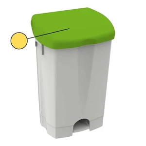 Pattumiera Pedale Binny con Coperchio Giallo 25 lt - Ipc Tools - Foto 1 di 1