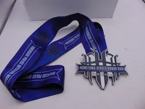 Running Medal Hometown Heroes Honor Run Riverside Police Officers 2014 5K 10K - Picture 1 of 6