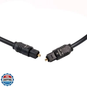 Conwork 2-Pack 3ft Fiber Optic TOSLink Digital Audio Cable Male to Male Light - Picture 1 of 2