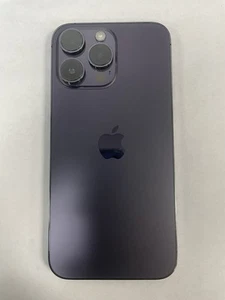 Coque arrière de remplacement iPhone 14 Pro Max avec petites pièces OEM - Violet - Grade B - Photo 1 sur 6