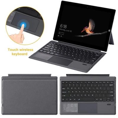 Wireless Touchpad Keyboard For Microsoft Surface Pro 9/9 5G/8/7/7+/6/5/4/3 US - Image 1 of 4