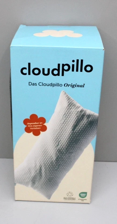 Cloudpillo Original  Kopfkissen 40x80 cm Neu & original Verpackt - anpassbar - Bild 1 von 1