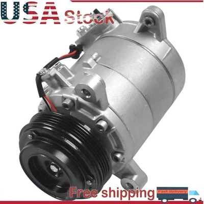 A/C Compressor w/ 4-Groove for GMC Yukon Cadillac Escalade ESV Chevy Suburban - Image 1 of 4