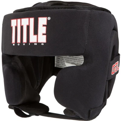 Title Boxing Gel Ultra-Lite Washable Custom Form Fit Headgear - Black - Image 1 of 4