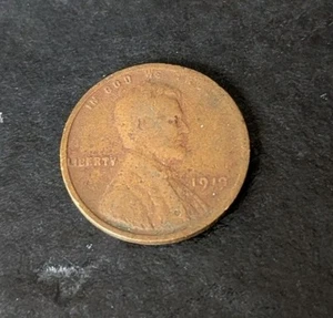 1919 Lincoln Wheat Penny Cent Coin Rare - Picture 1 of 2