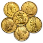 British Gold Sovereign Great Britain Avg Circ Random Date