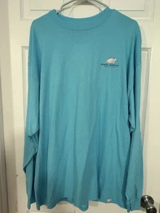 Brandneu mit Etikett Simply Southern Weihnachten Santa Schildkröte T-Shirt LS XXL Größe Pool blau Kinderbett - Bild 1 von 13