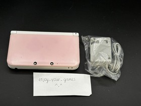 Nintendo 3DS XL LL Pink/White | English | Charger | US Seller - SHIP IN 1-DAY
