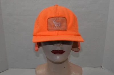 Sombrero naranja vintage talla M años 50 60 parche Buck solapa escondida buen estado Foto 1 de 4