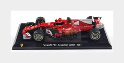 1:24 EDICOLA Ferrari F1 Sf70H #5 2017 Sebastian Vettel With Showcase FE24-0055 M - Image 1 of 2