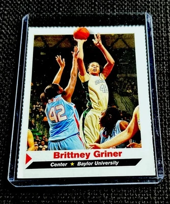 BRITTNEY GRINER ROOKIE RARE 2011 Sports Illustrated for Kids SI WNBA USA Crease - Image 1 of 3