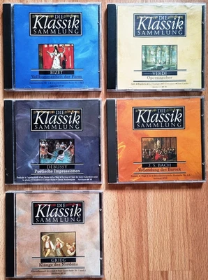5x Die Klassik-Sammlung DeAgostini GRIEG BACH DEBUSSY VERDI BIZET siehe Beschr. - Bild 1 von 4