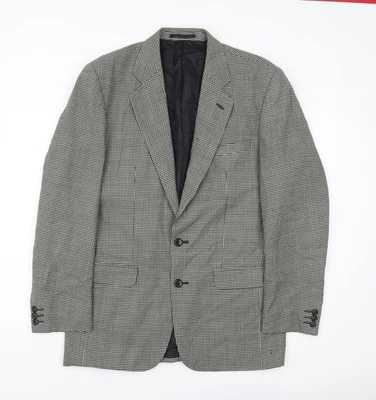 Pierre Cardin Men's Black & White Check Blazer, Size 40L - Image 1 of 4