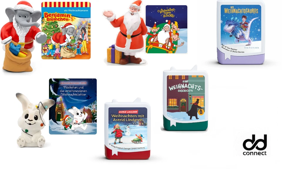 Tonies - Weihnachtsmann & Co. KG - Flöckchen - Benjamin als Weihnachtsmann uvm.