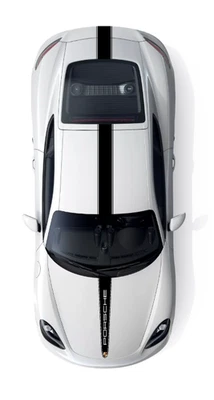 Juego completo de calcomanías ovaladas a rayas para Porsche Cayman 2015-2025 718 981 982 Foto 1 de 4