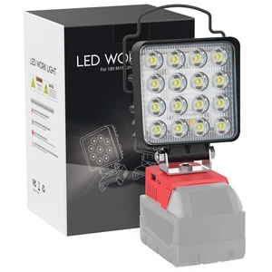 Portable LED Work Light for Milwaukee 18V Battery, 60W 6000LM Cordless Flashl... - Picture 1 of 8