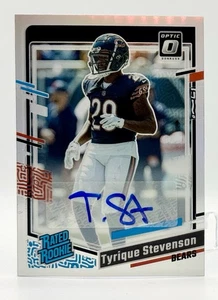 2023 Donruss Optic Holo Prizm #219 Tyrique Stevenson RC Auto 67/150 Bears - Picture 1 of 2
