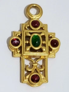 Vintage Cross Gold Tone Pendant? - Picture 1 of 4