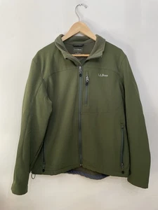 LL Bean Pathfinder Softshell Polartec Sherpa gefütterte Jacke Full Zip grün Herren L - Bild 1 von 11