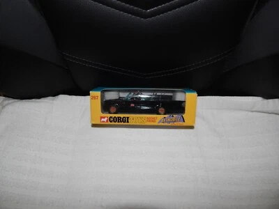 CORGI BATMOBILE 267 REISSUE BATMAN 1966 TV CAR GLOSS W/HITCH & JETTING FLAME MIB - Image 1 of 4