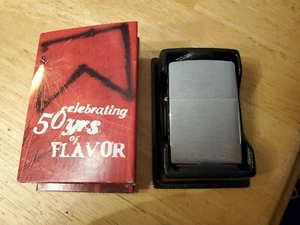 2005 Zippo Lighter's Marlboro 50 Years Of Flavor Still Sealed Never Fired - Picture 1 of 3